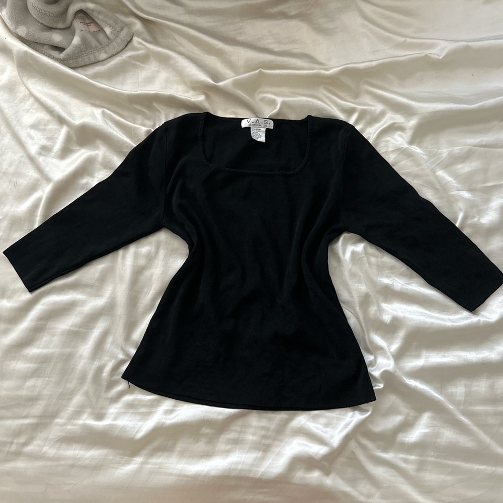 ❌SOLD❌squareneck ribbed tee